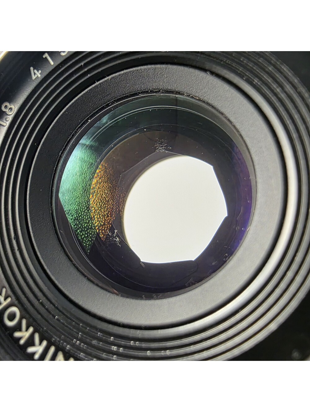 4x Vintage Lens Lot AS-IS Fungus - Nikkor 50mm f/1.8 1/2 Minolta 50/1.7 Takumar - Picture 6 of 9